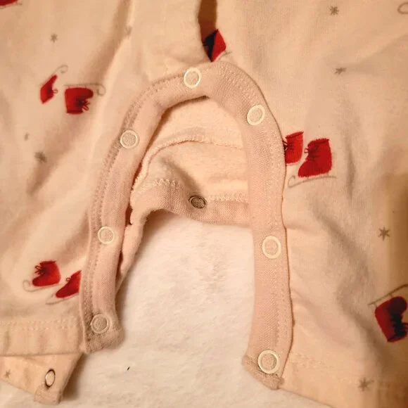 Rabbit Bear Organic Cotton One Piece 0-3 Months - Picture 4 of 5